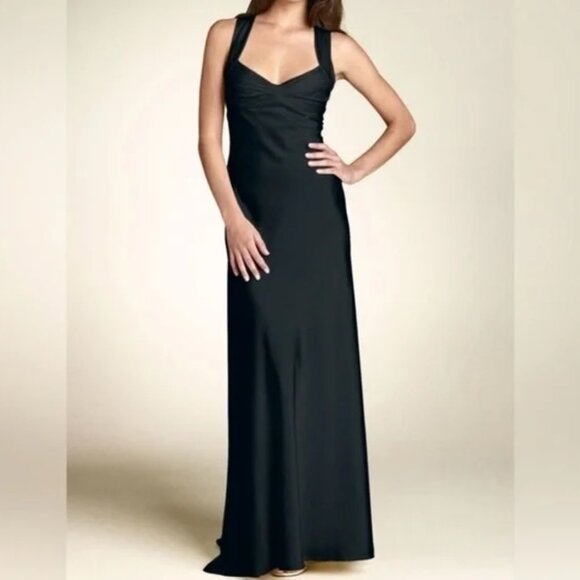 Calvin Klein Black Dress Evening Gown Women's Size 10P - Picture 1 of 10